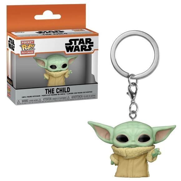 Star Wars: The Mandalorian The Child Pocket Pop! Key Chain - Picture 1 of 3